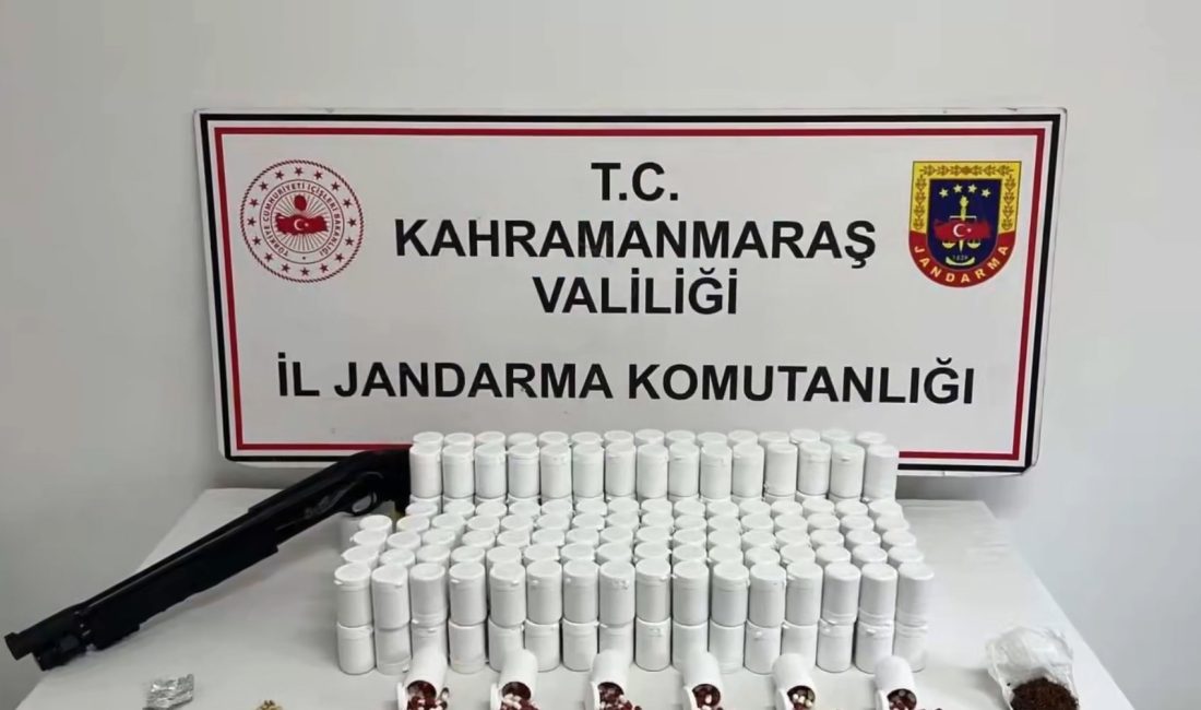 Kahramanmaraş’ın da aralarında bulunduğu 35 ilde jandarma ekiplerince uyuşturucu operasyonları