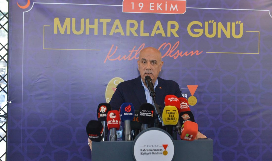 Kahramanmaraş Büyükşehir Belediyesi, 19 Ekim Muhtarlar Günü kapsamında kentte görev