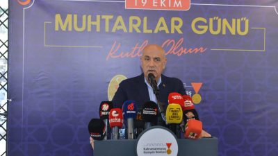 Kahramanmaraş Büyükşehir Belediyesi, 19 Ekim Muhtarlar Günü kapsamında kentte görev