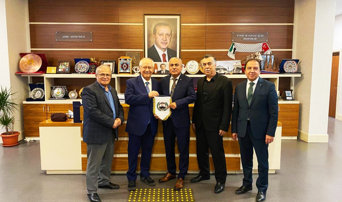 Ankara Kahramanmaraş Dernekleri Federasyonu Genel Başkanı Ramiz Çelik ve beraberindeki