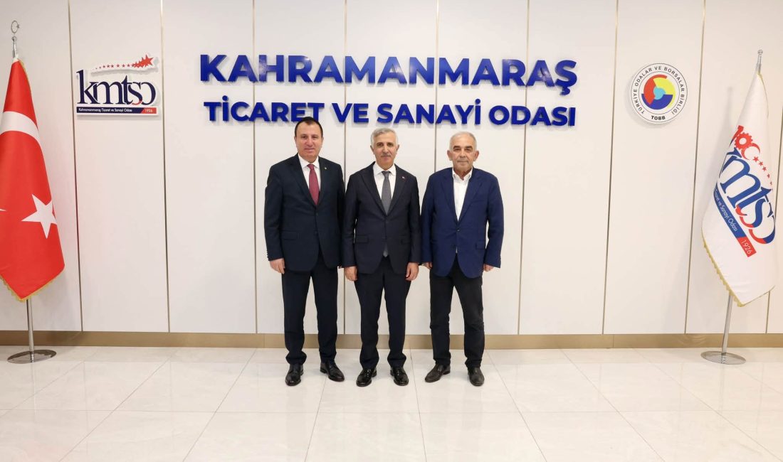 Kahramanmaraş Valisi Mükerrem Ünlüer ve Kahramanmaraş Ticaret Borsası Başkanı Mustafa