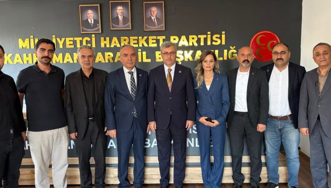 Türk Sağlık-Sen Kahramanmaraş İl Başkanı Mehmet Özer ve beraberindeki sendika