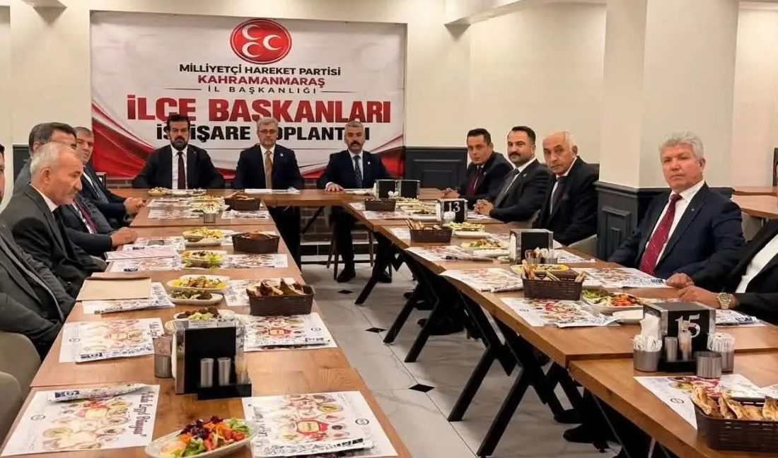 Milliyetçi Hareket Partisi (MHP) Kahramanmaraş ilçe başkanları, Afşin’de düzenlenen istişare