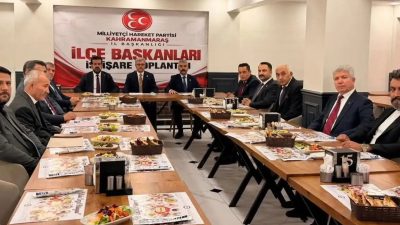 Milliyetçi Hareket Partisi (MHP) Kahramanmaraş ilçe başkanları, Afşin’de düzenlenen istişare
