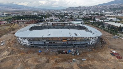 Şehrin spor altyapına güç katacak 17 bin 500 seyirci kapasiteli