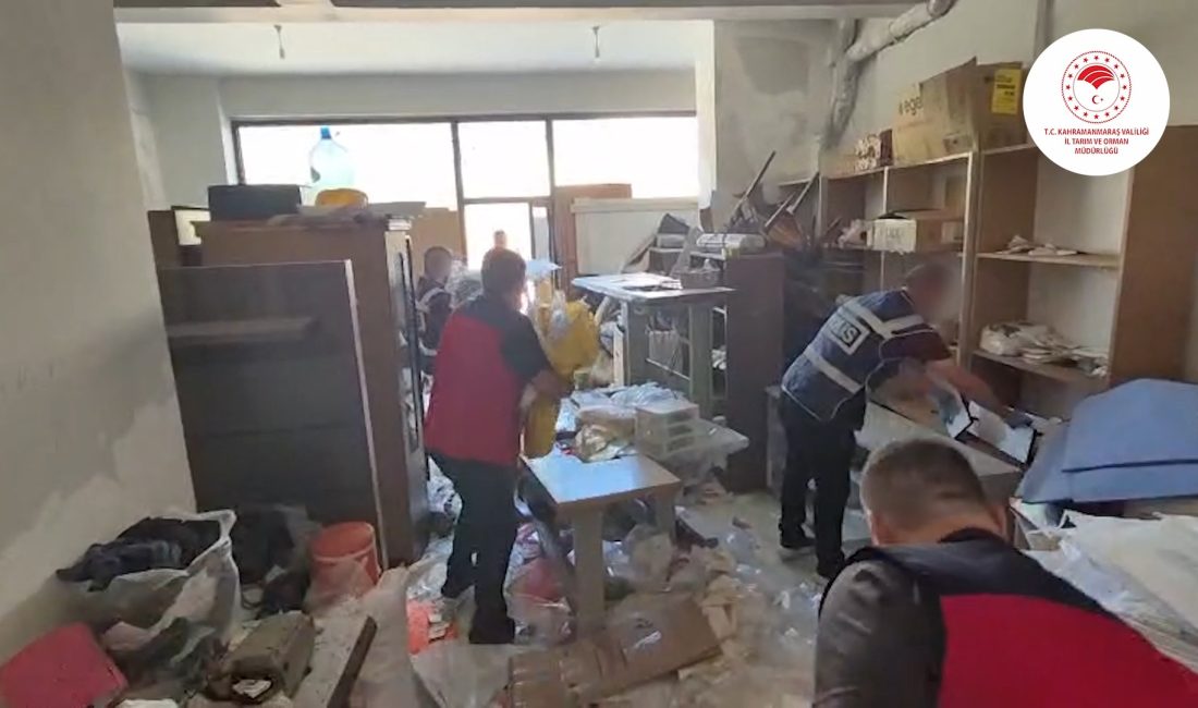 Kahramanmaraş’ta “Gıda Güvenliği-1” operasyonu kapsamında gerçekleştirilen denetimde, farklı firmalara ait