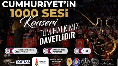 Onikişubat Belediyesi, Cumhuriyet Bayramı’nın coşkusunu 1300 öğrencinin aynı sahnede buluşacağı