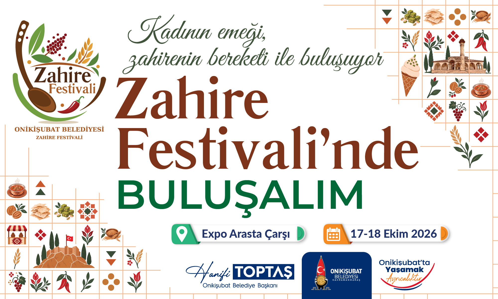 Hanifi Toptaş başkanlığındaki Onikişubat Belediyesi, geçen yıl düzenlediği Bağ Bozumu