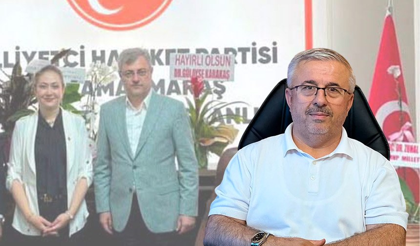 Kahramanmaraşlı iş insanı Mustafa Taş, MHP Kahramanmaraş Milletvekili Zuhal Karakoç
