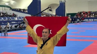 Kahramanmaraşlı milli sporcu Teyfik Çelik, Güney Kore’de düzenlenen 2026 Dünya