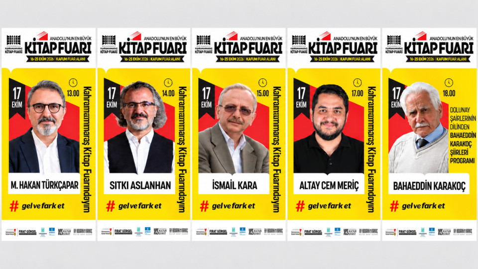 Büyükşehir Belediyesinin 11. Uluslararası Kahramanmaraş Kitap Fuarı’nda 17 Ekim Cumartesi