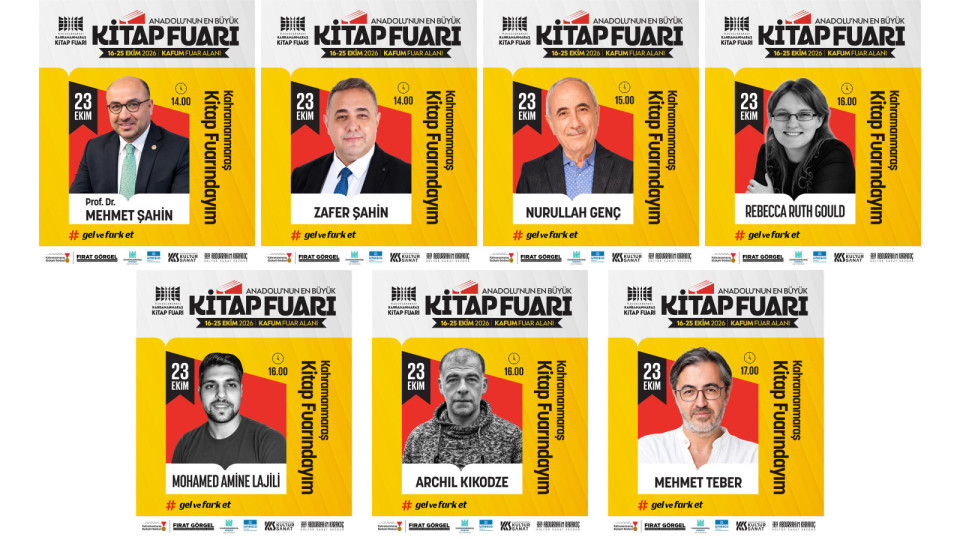 Büyükşehir Belediyesinin 11. Uluslararası Kahramanmaraş Kitap Fuarı’nda 23 Ekim Cuma