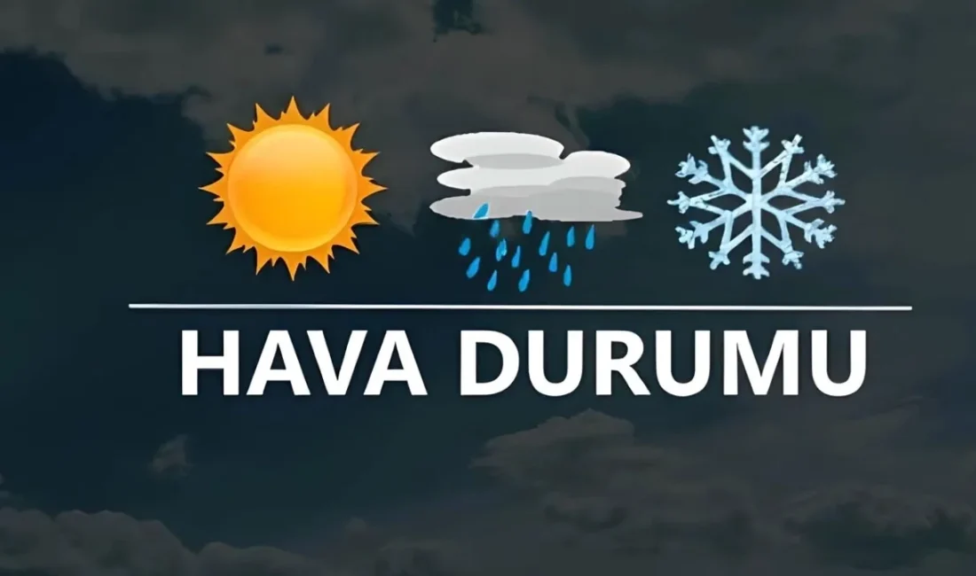 Meteoroloji verilerine göre Kahramanmaraş genelinde parçalı ve çok bulutlu bir