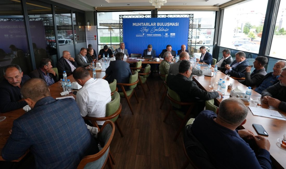 Büyükşehir Belediyesinin ilçelerde düzenlediği Muhtarlarla Buluşma programının yeni durağı Pazarcık